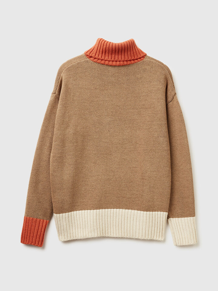 TURTLE NECK SWEATER Women image number 6